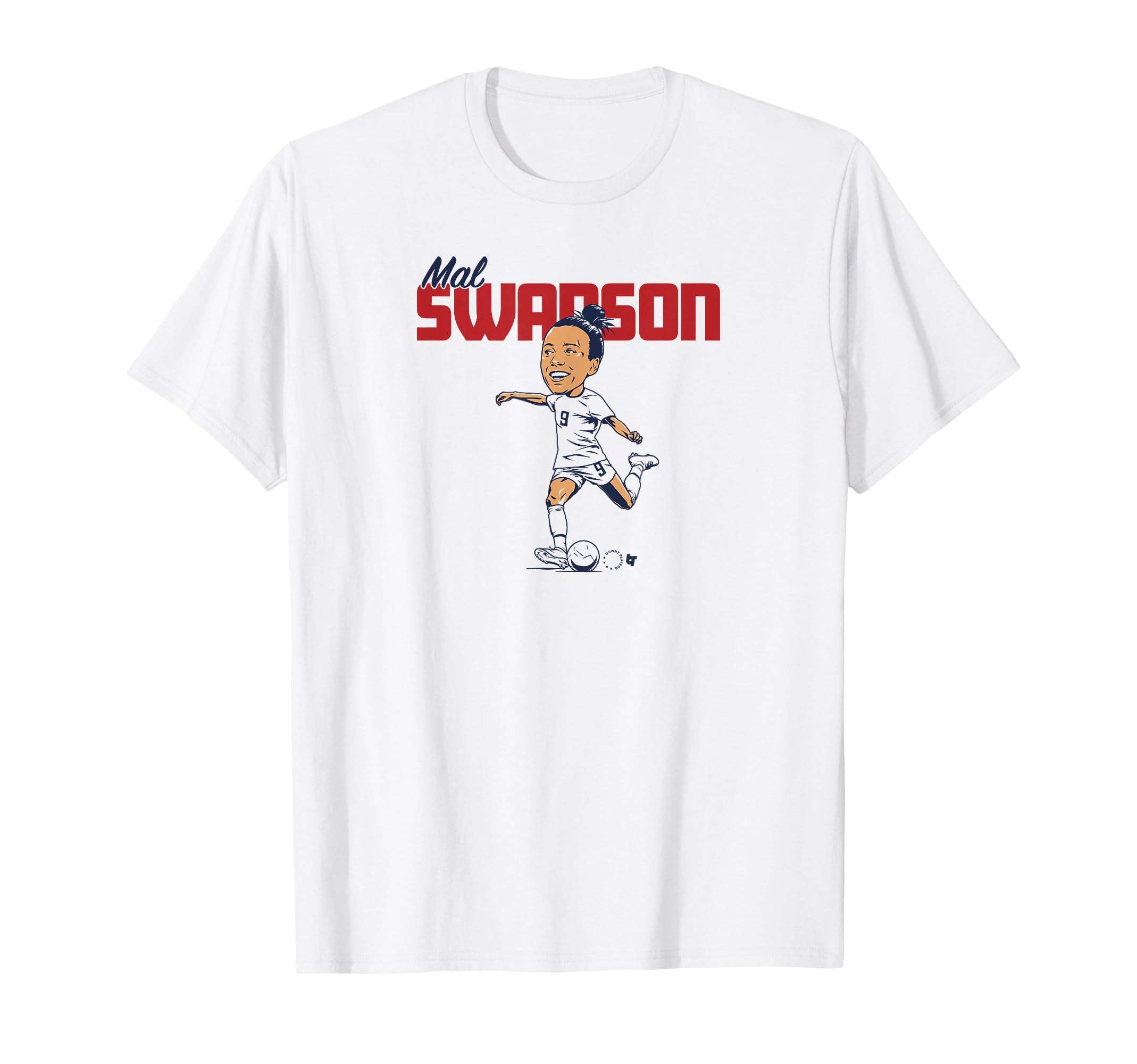 Mal Swanson Caricature Uswnt T-Shirt - Fun Novelty Design for Adults - T-Shirt, Sweatshirt, Hoodie