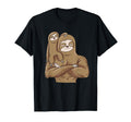 Dad Father And Son Matching Daddy Sloth T-Shirt - Streetwear Style Unisex - T-Shirt, Sweatshirt, Hoodie