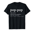 Funny Pop Pop Grandpa Fathers Day T-Shirt - Minimalist Print for Adults - T-Shirt, Sweatshirt, Hoodie
