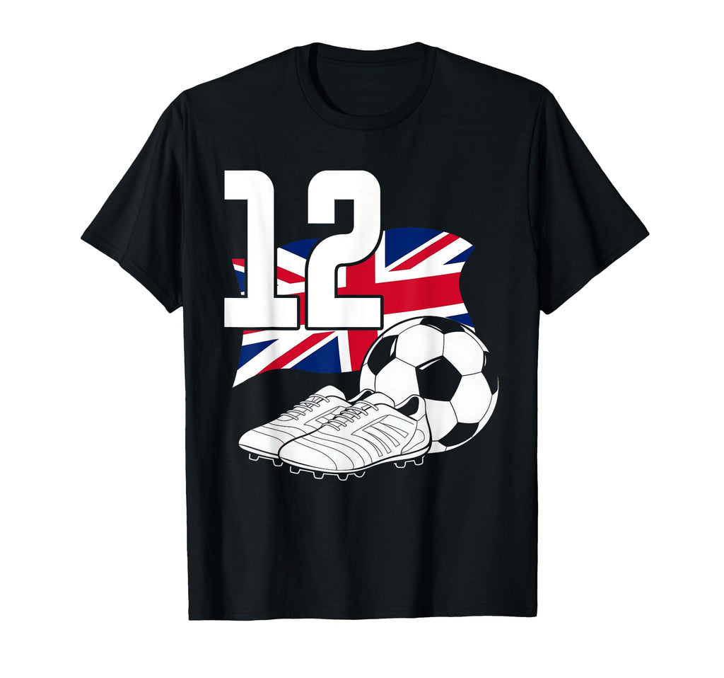12 Soccer Birthday Gift Soccer Fan T-Shirt - Custom Art Print for Adults - T-Shirt, Sweatshirt, Hoodie