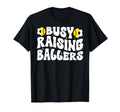 Busy Raising Ballers Softball Soccer Mom T-Shirt - Minimalist Print Unisex - T-Shirt, Sweatshirt, Hoodie