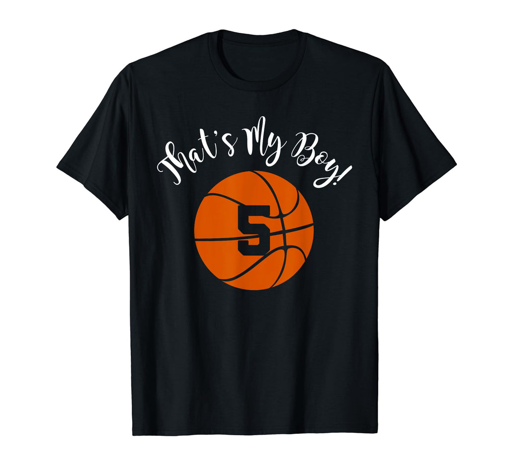 Thats My 5 Basketball Player Mom Or Dad T-Shirt - Aesthetic Graphic Unisex - T-Shirt, Sweatshirt, Hoodie