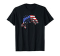 Patriotic Fisherman Gift Usa T-Shirt - Custom Art Print for Adults - T-Shirt, Sweatshirt, Hoodie