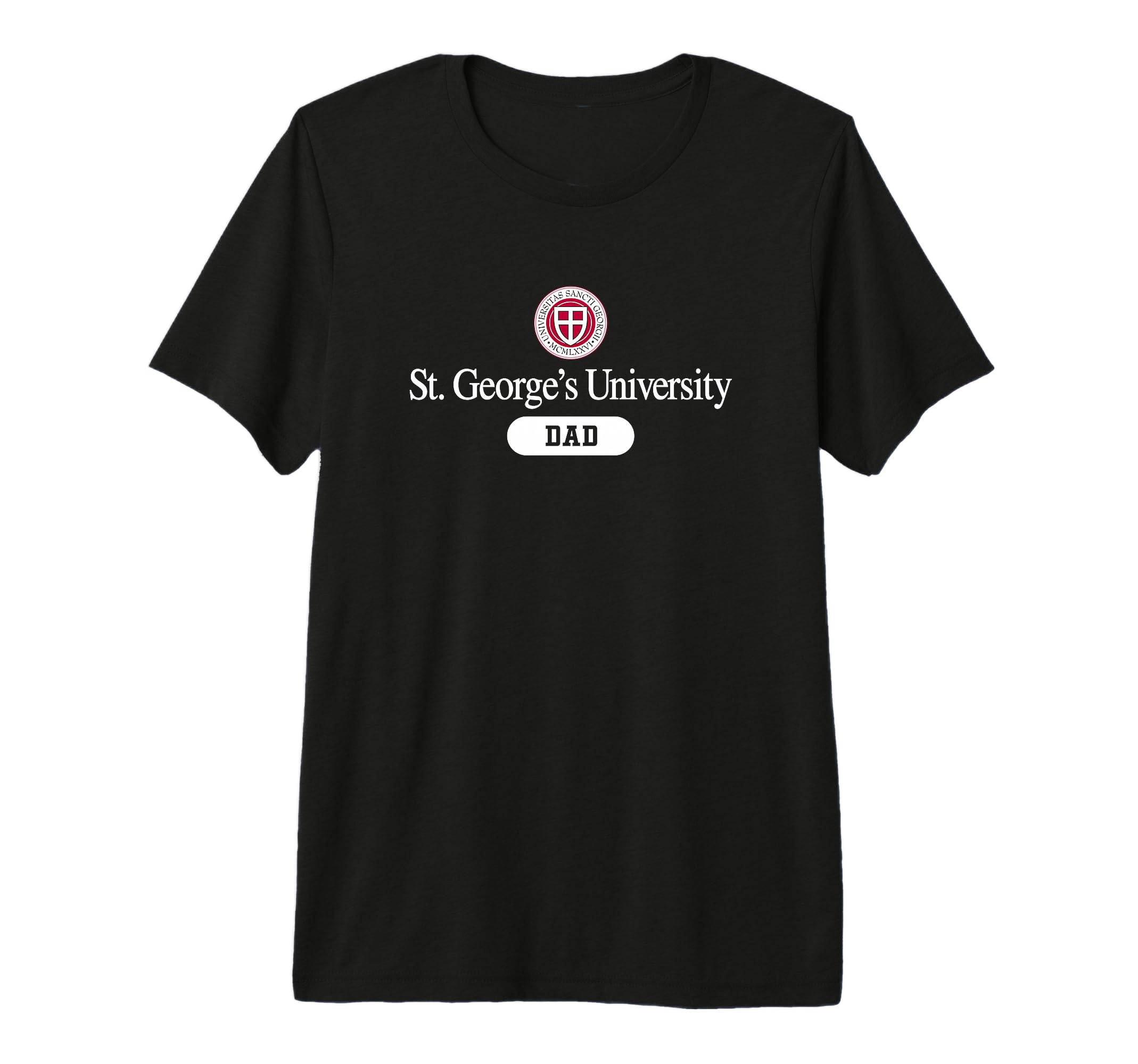 St Georges University Dad Tri Blend T-Shirt - Minimalist Print Unisex - T-Shirt, Sweatshirt, Hoodie