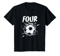 4 Year Old Soccer Birthday Party T-Shirt - Fun Novelty Design for Adults - T-Shirt, Sweatshirt, Hoodie