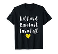 Funny Softball Baseball Hit Hard Run T-Shirt - Minimalist Print Unisex - T-Shirt, Sweatshirt, Hoodie