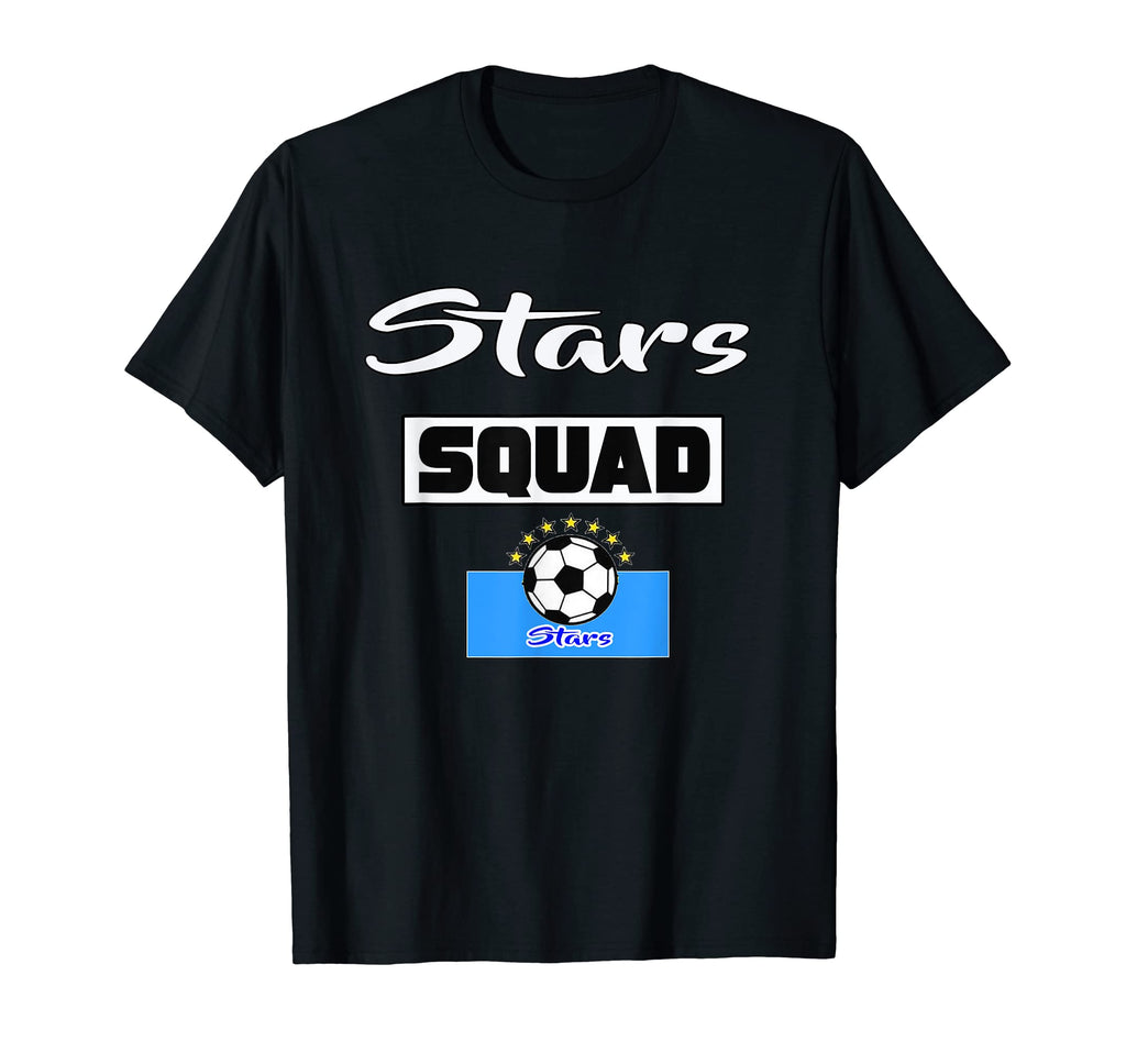 Stars Squad Soccer T T-Shirt - Trendy Graphic Unisex - T-Shirt, Sweatshirt, Hoodie