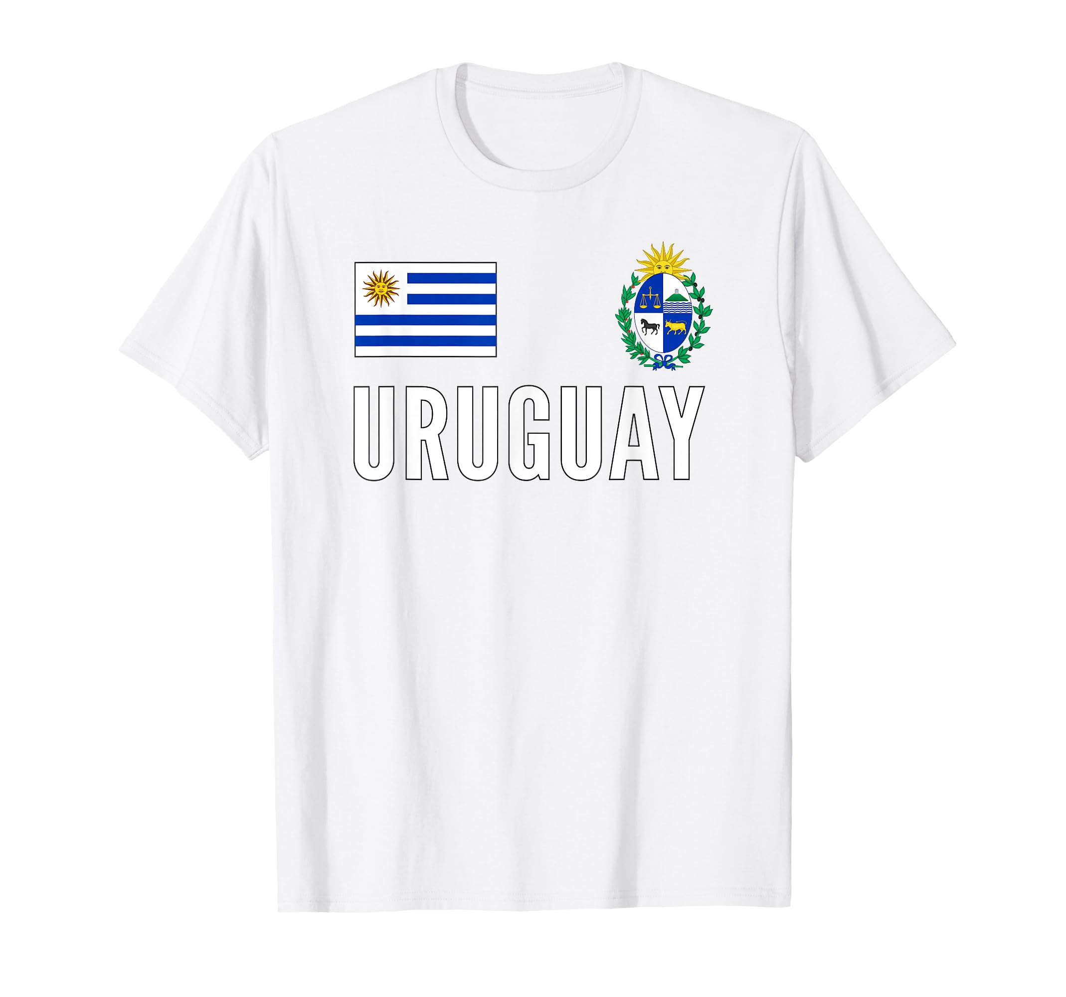 Uruguay Soccer Jersey Football Fan T-Shirt - Minimalist Print for Adults - T-Shirt, Sweatshirt, Hoodie