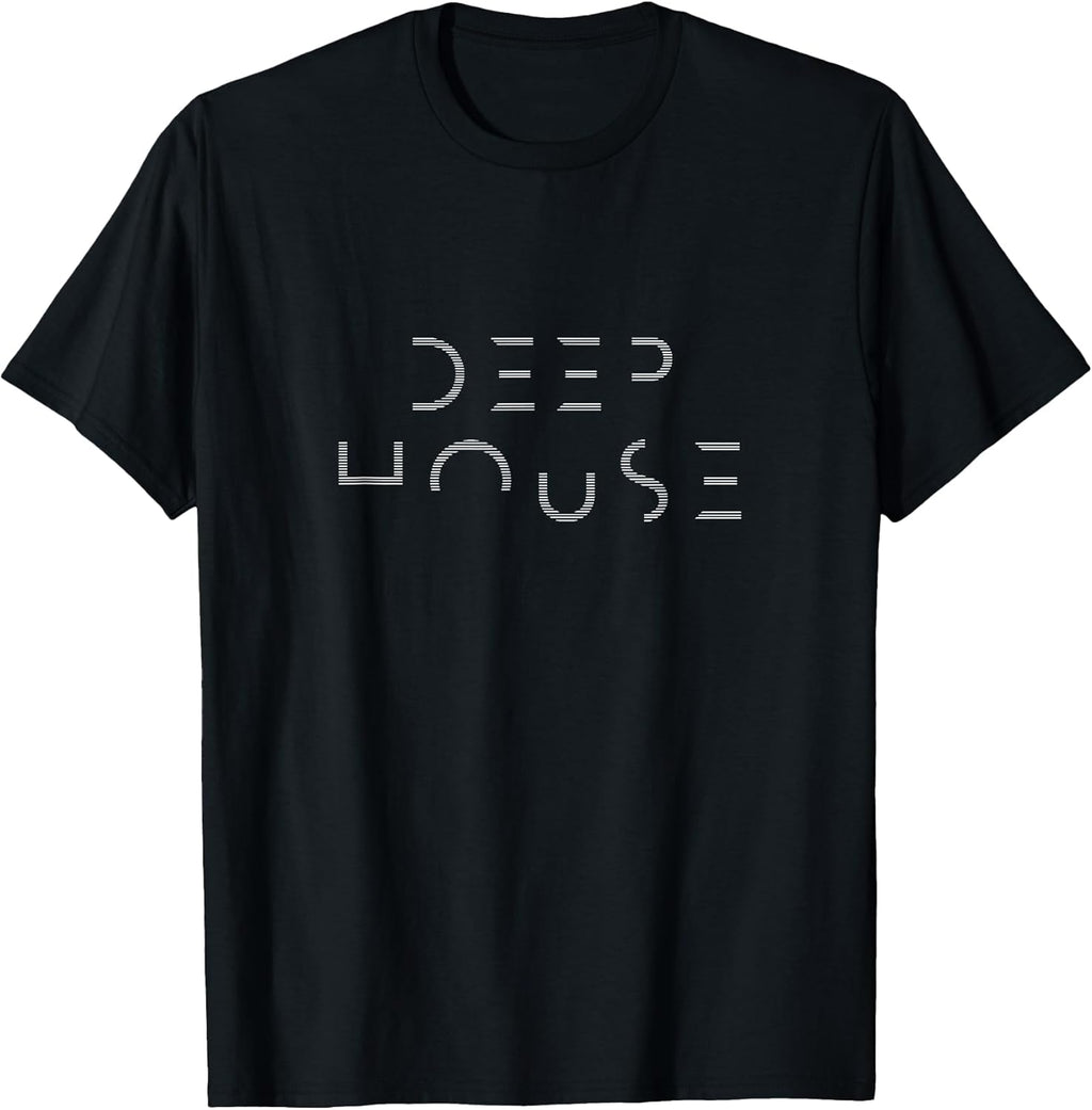Deep House Music Art Minimalist Design for DJ, Raver - Adult & Kids T-Shirts, Sweatshirts & Hoodies apparel design preview 1