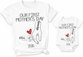 Personalized Our First Mothers Day Together Matching - Adult & Kids T-Shirts, Sweatshirts & Hoodies apparel design preview 1