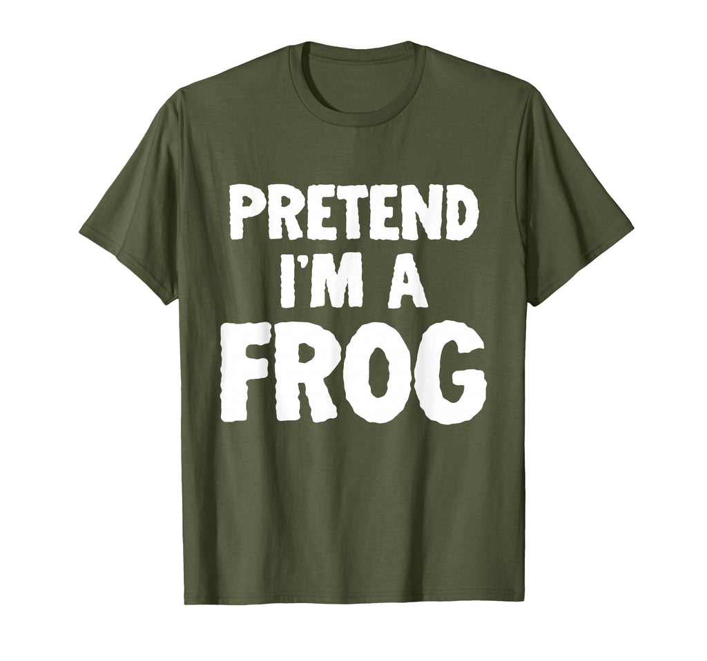 Pretend Im Frog Funny Halloween Costume T-Shirt - Aesthetic Graphic Unisex - T-Shirt, Sweatshirt, Hoodie