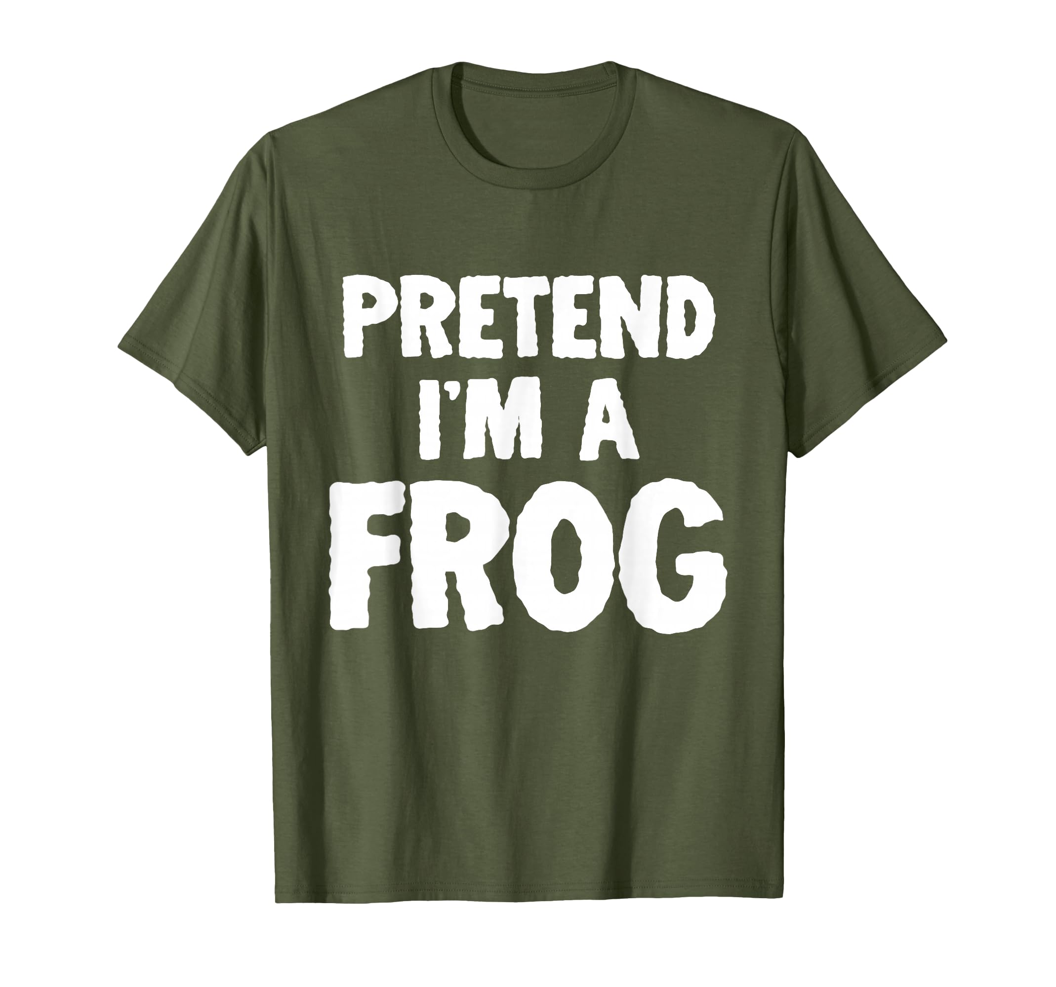 Pretend Im Frog Funny Halloween Costume T-Shirt - Aesthetic Graphic Unisex - T-Shirt, Sweatshirt, Hoodie
