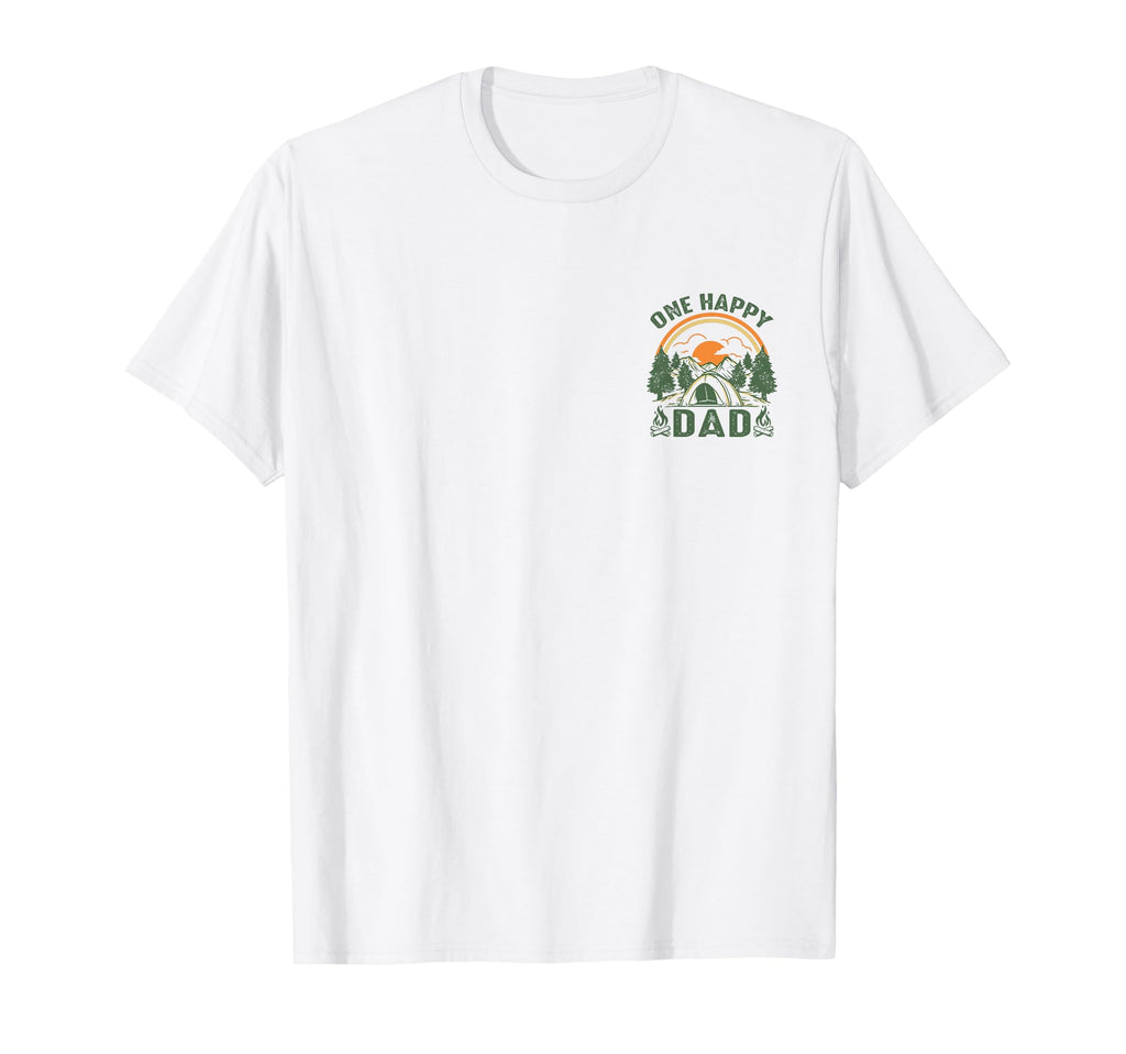 One Happy Dad 1St Bday Camping T-Shirt - Streetwear Style for Adults - T-Shirt, Sweatshirt, Hoodie