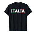 Italia Italian Flag Map Shield T-Shirt - Casual Everyday Wear Men Women - T-Shirt, Sweatshirt, Hoodie