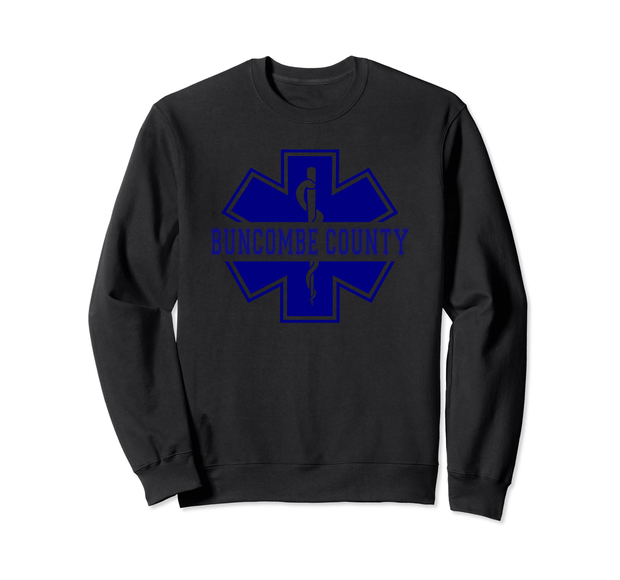 Buncombe County Paramedic Star Life Sweatshirt - Trendy Graphic for Adults - T-Shirt, Sweatshirt, Hoodie
