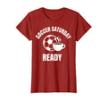 Soccer Saturday Ready Proud Soccer Mom T-Shirt - Streetwear Style Unisex - T-Shirt, Sweatshirt, Hoodie
