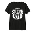 My Soccer Dad Era Tri Blend T-Shirt - Minimalist Print Men Women - T-Shirt, Sweatshirt, Hoodie