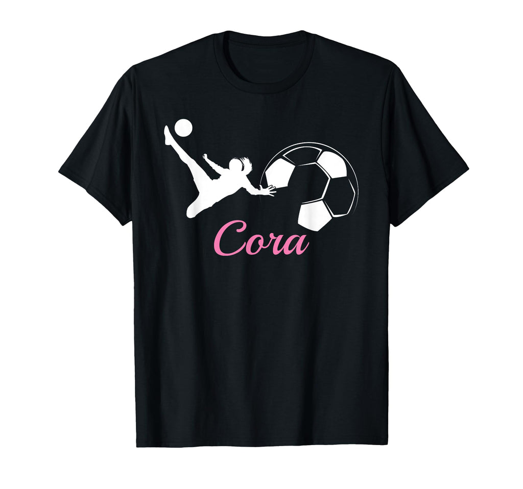 Cora Name Gift Personalized Soccer T-Shirt - Graphic Print for Adults - T-Shirt, Sweatshirt, Hoodie