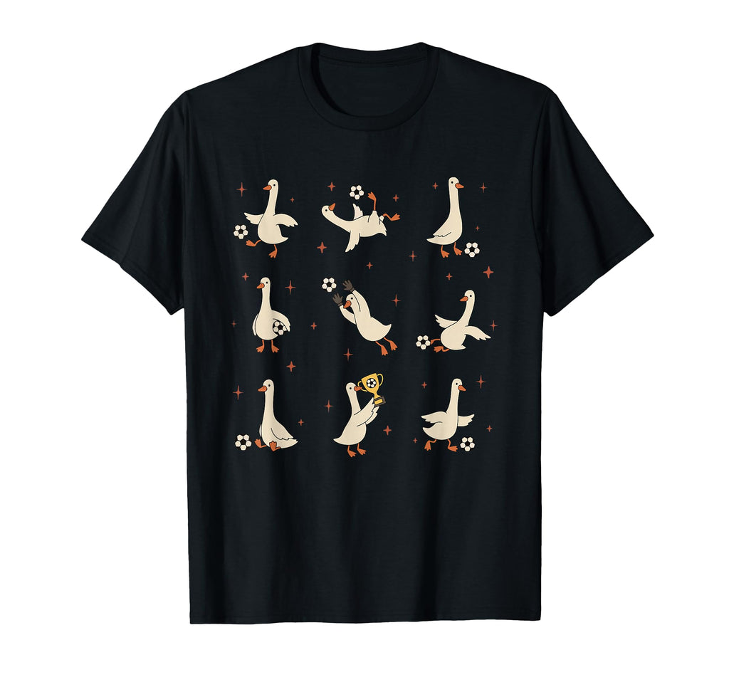 Funny Silly Goose Soccer Game Day T-Shirt - Aesthetic Graphic Unisex - T-Shirt, Sweatshirt, Hoodie