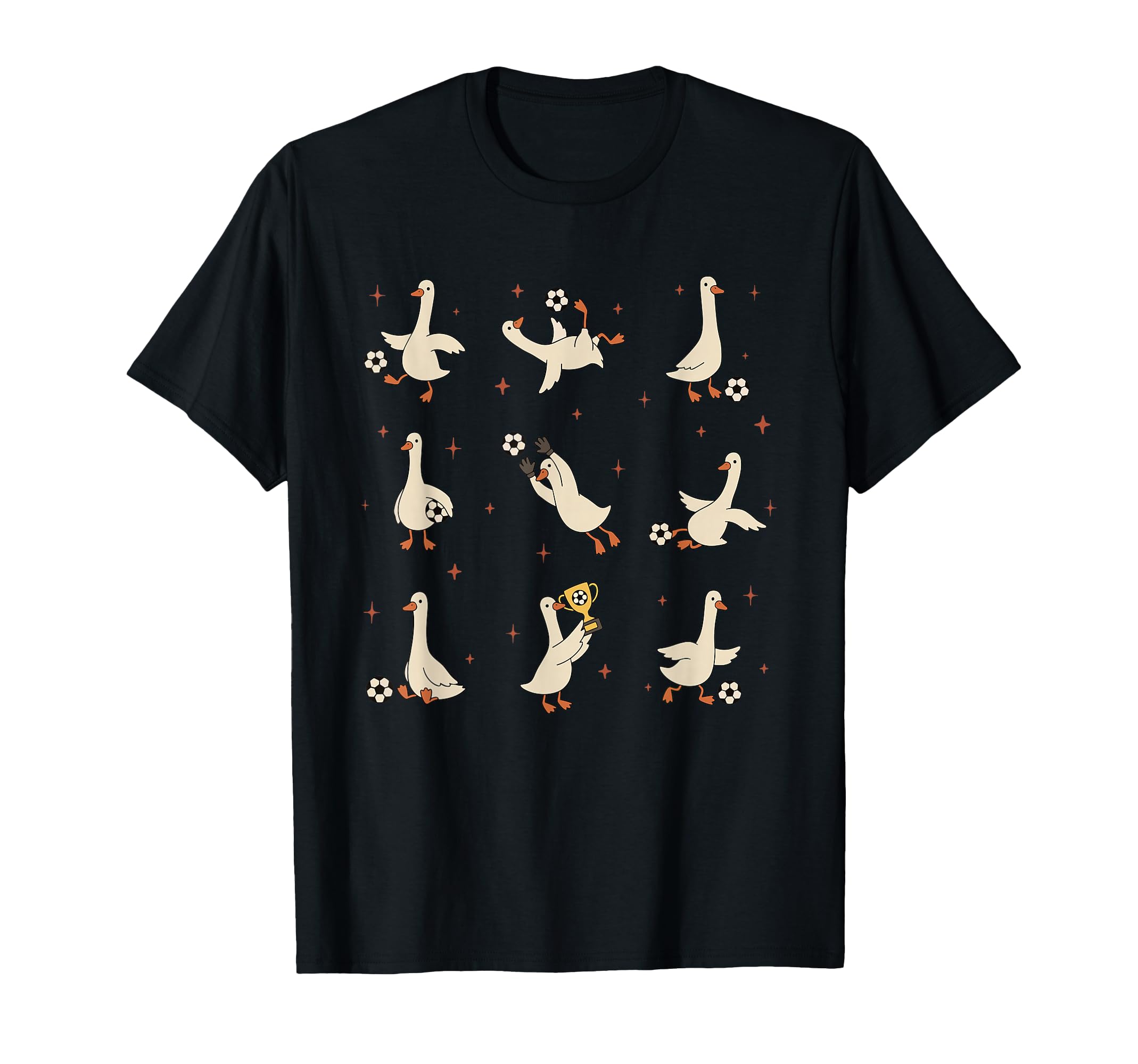 Funny Silly Goose Soccer Game Day T-Shirt - Aesthetic Graphic Unisex - T-Shirt, Sweatshirt, Hoodie