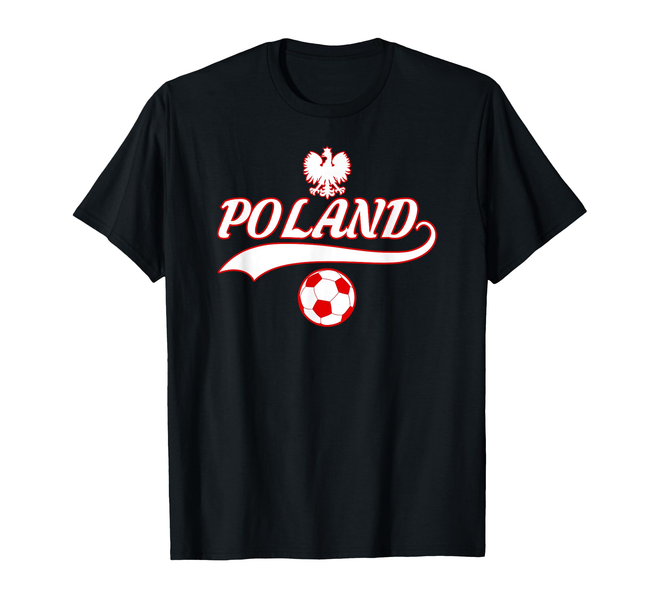 Poland Team World Fan Soccer 2018 Jersey T-Shirt - Custom Art Print Unisex - T-Shirt, Sweatshirt, Hoodie