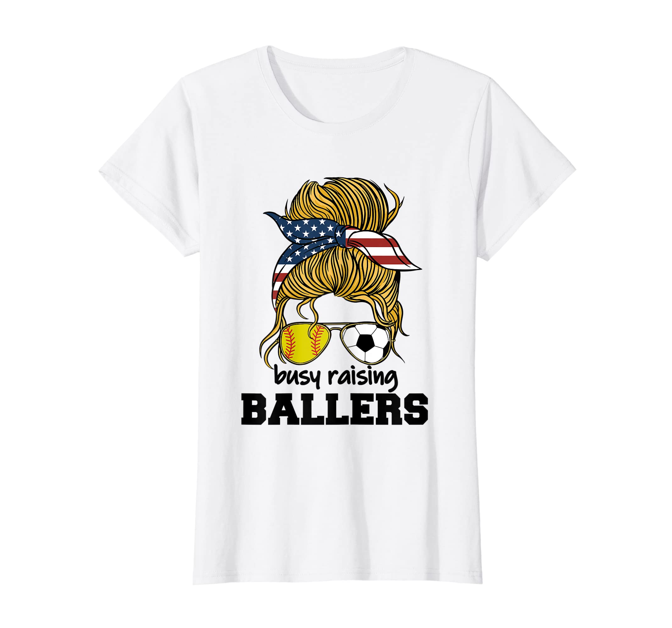 Womens Softball And Soccer Mom Busy T-Shirt - Aesthetic Graphic Men Women - T-Shirt, Sweatshirt, Hoodie