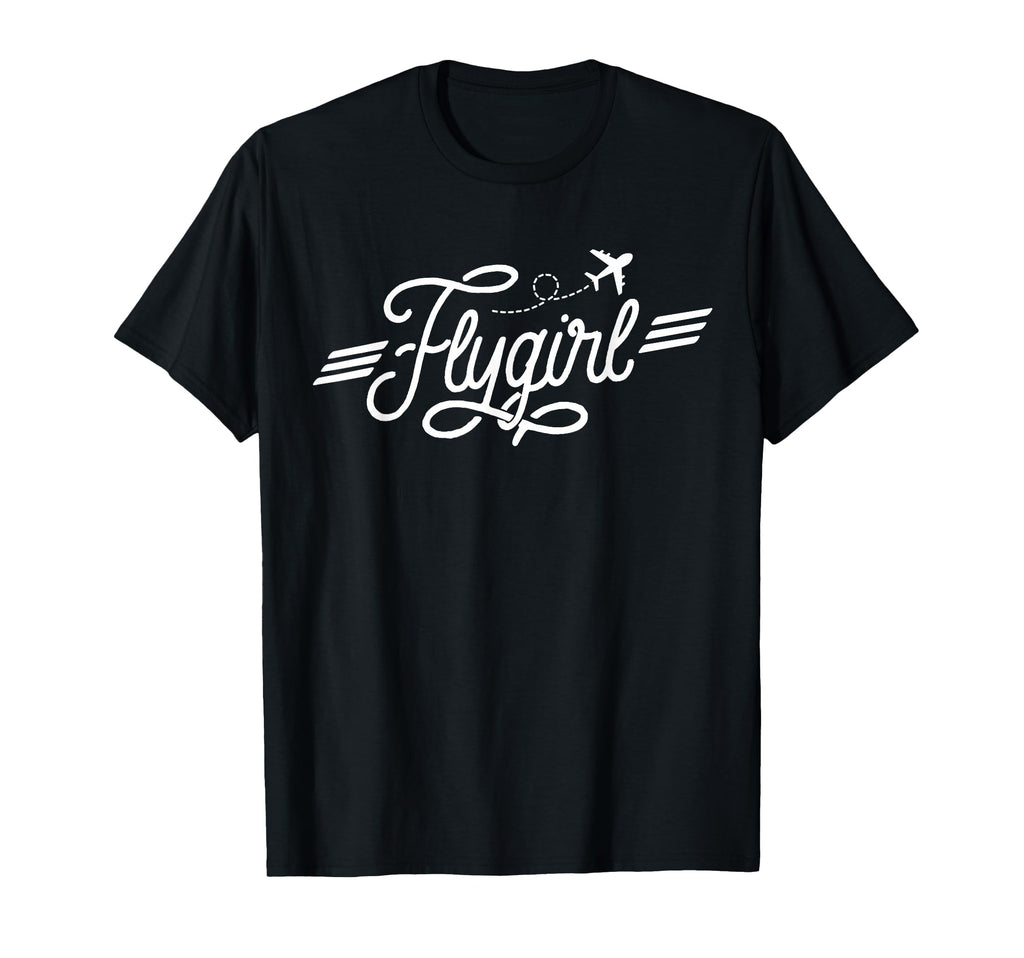 Flygirl Aviation Pilot Gift Flight T-Shirt - Aesthetic Graphic for Adults - T-Shirt, Sweatshirt, Hoodie