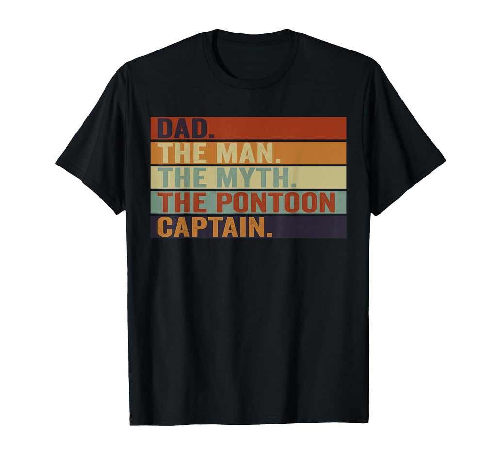 Motor Boat Dad Pun Pontoon Captain T-Shirt - Fun Novelty Design Unisex - T-Shirt, Sweatshirt, Hoodie