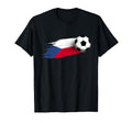 Czech Republic Flag Czech Soccer Flag T-Shirt - Trendy Graphic Men Women - T-Shirt, Sweatshirt, Hoodie