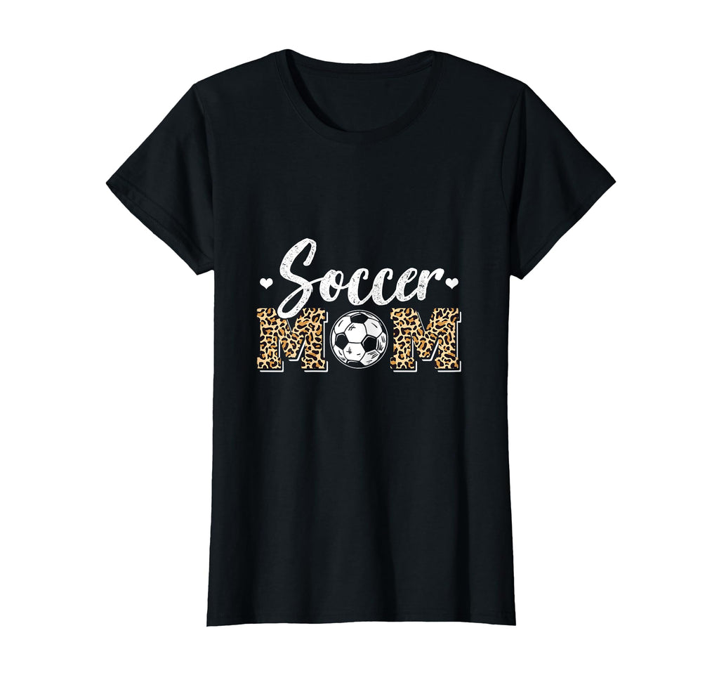 Funny Soccer Lover Leopard Pattern Soccer T-Shirt - Trendy Graphic Unisex - T-Shirt, Sweatshirt, Hoodie