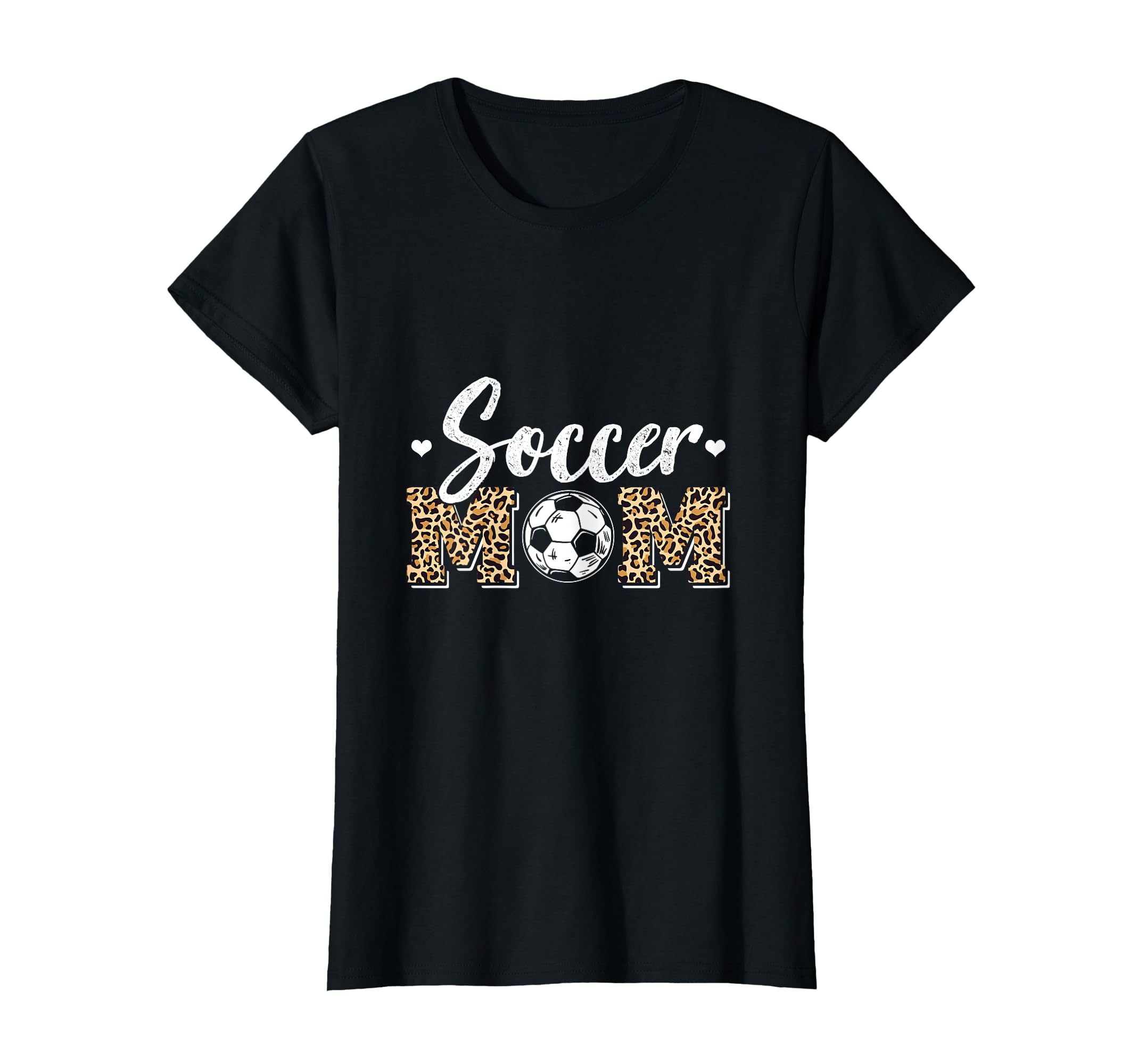 Funny Soccer Lover Leopard Pattern Soccer T-Shirt - Trendy Graphic Unisex - T-Shirt, Sweatshirt, Hoodie