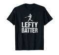 Funny Lefty Baseball Gift Left T-Shirt - Custom Art Print for Adults - T-Shirt, Sweatshirt, Hoodie