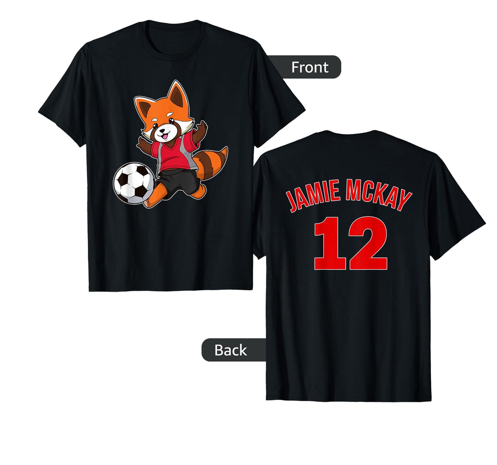 Red Panda Soccer C T-Shirt - Minimalist Print Men Women - T-Shirt, Sweatshirt, Hoodie