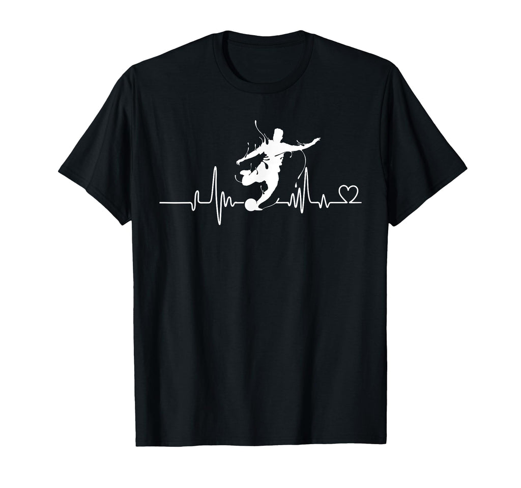 Soccer Heartbeat Tees Soccer Ball T-Shirt - Unique Graphic Unisex - T-Shirt, Sweatshirt, Hoodie