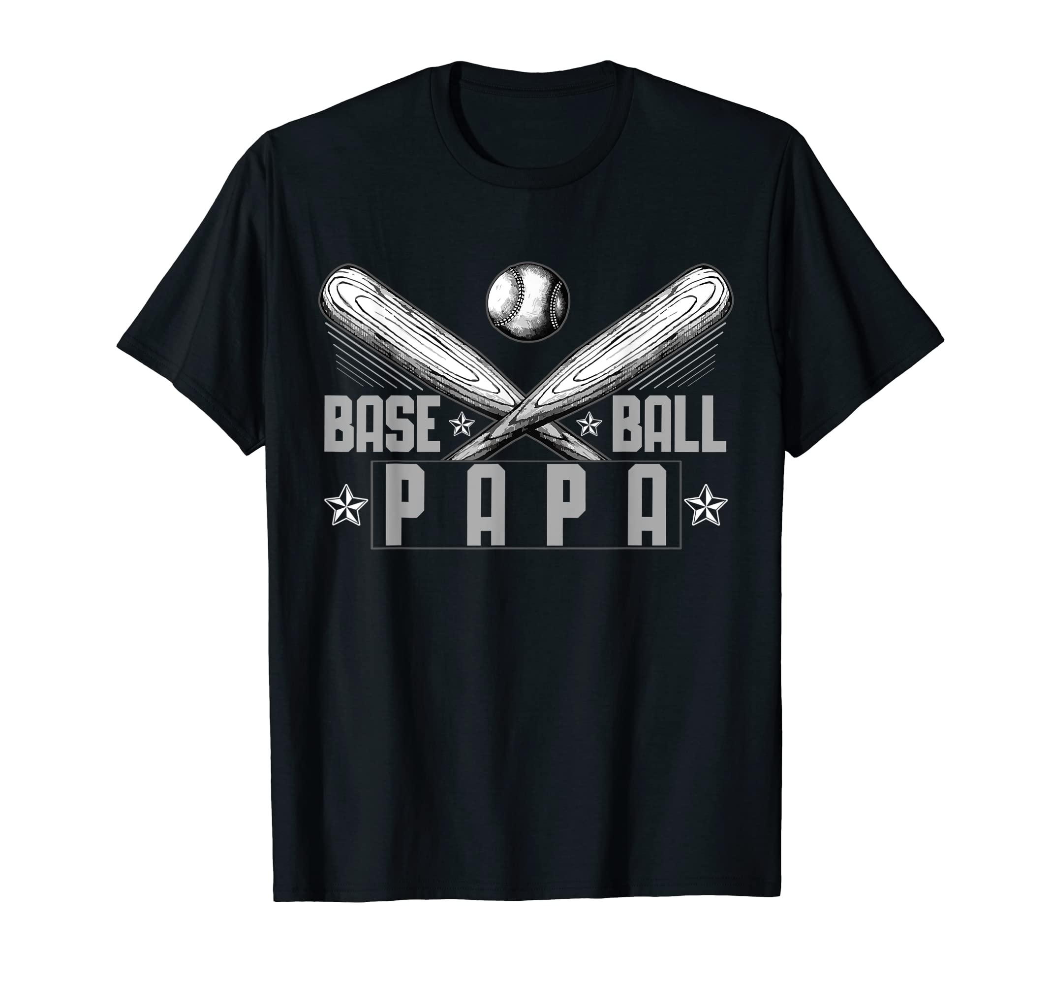 Baseball Papa Sports Dad Sweatshirt - Fun Novelty Design for Adults - T-Shirt, Sweatshirt, Hoodie