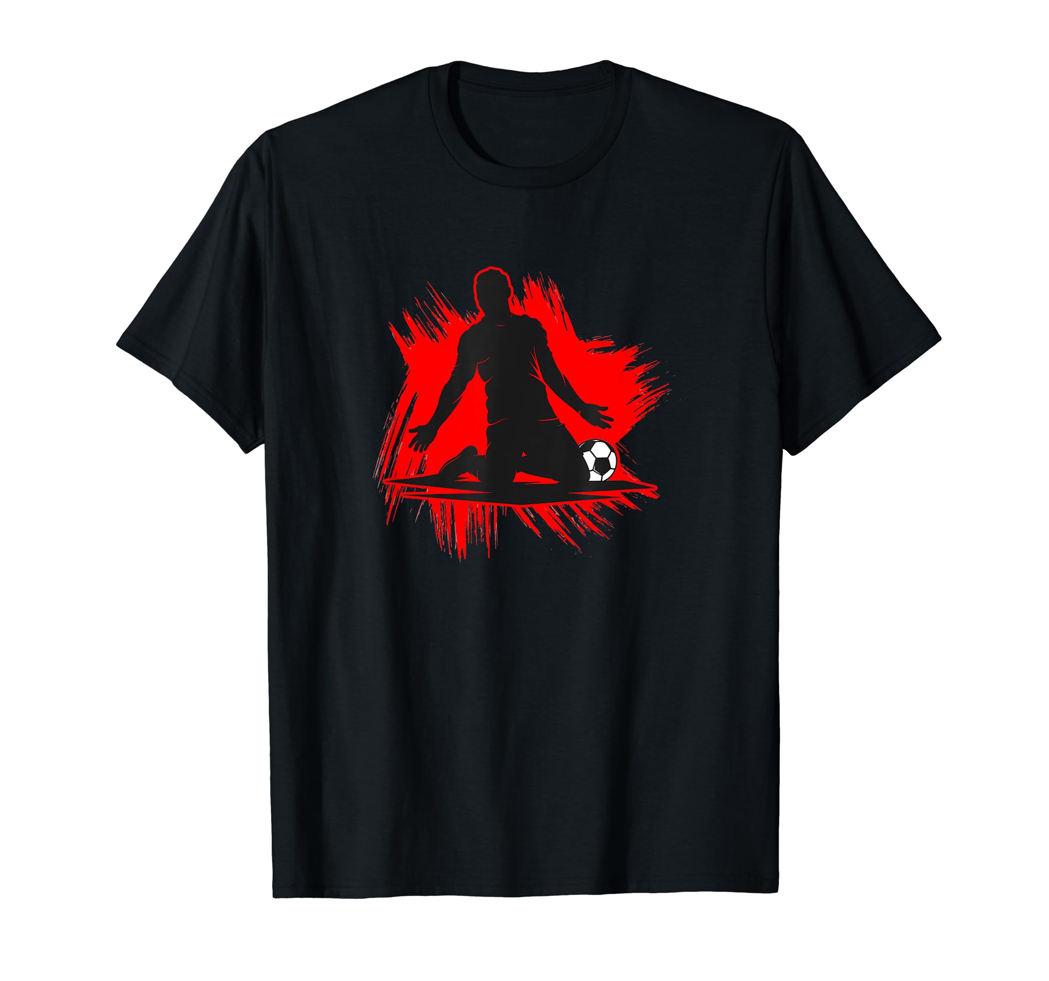 Soccer Soccer Players Football T-Shirt - Custom Art Print Men Women - T-Shirt, Sweatshirt, Hoodie