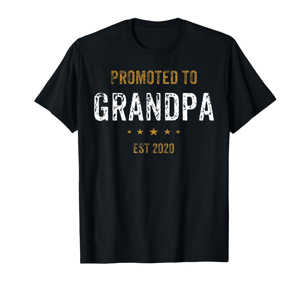 New Gift Dad Promoted To Grandpa Est T-Shirt - Graphic Print for Adults - T-Shirt, Sweatshirt, Hoodie