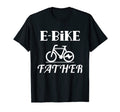 E Bike Father Biker Electric Bicycle T-Shirt - Graphic Print Men Women - T-Shirt, Sweatshirt, Hoodie