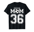 Number 36 Custom Proud Soccer T-Shirt - Fun Novelty Design Men Women - T-Shirt, Sweatshirt, Hoodie