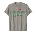 Mastered 1 Year Birthday Golf 1St T-Shirt - Fun Novelty Design Unisex - T-Shirt, Sweatshirt, Hoodie