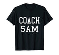 Coach Sam Custom Football Soccer T-Shirt - Unique Graphic Men Women - T-Shirt, Sweatshirt, Hoodie