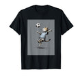 Cat Playing Soccer Portrait T-Shirt - Casual Everyday Wear for Adults - T-Shirt, Sweatshirt, Hoodie