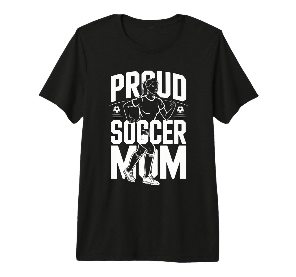 Proud Soccer Mom Sunset Vibes Tri T-Shirt - Casual Everyday Wear Unisex - T-Shirt, Sweatshirt, Hoodie