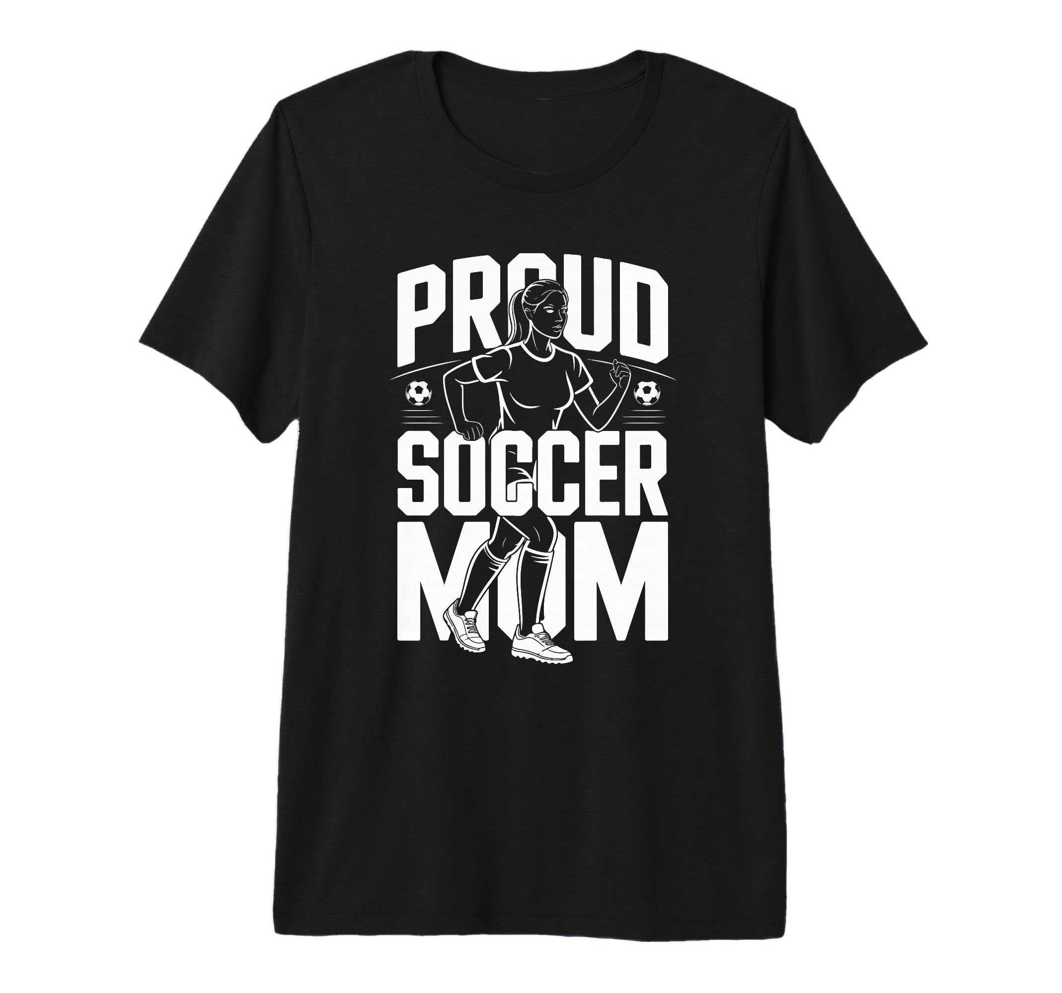 Proud Soccer Mom Sunset Vibes Tri T-Shirt - Casual Everyday Wear Unisex - T-Shirt, Sweatshirt, Hoodie