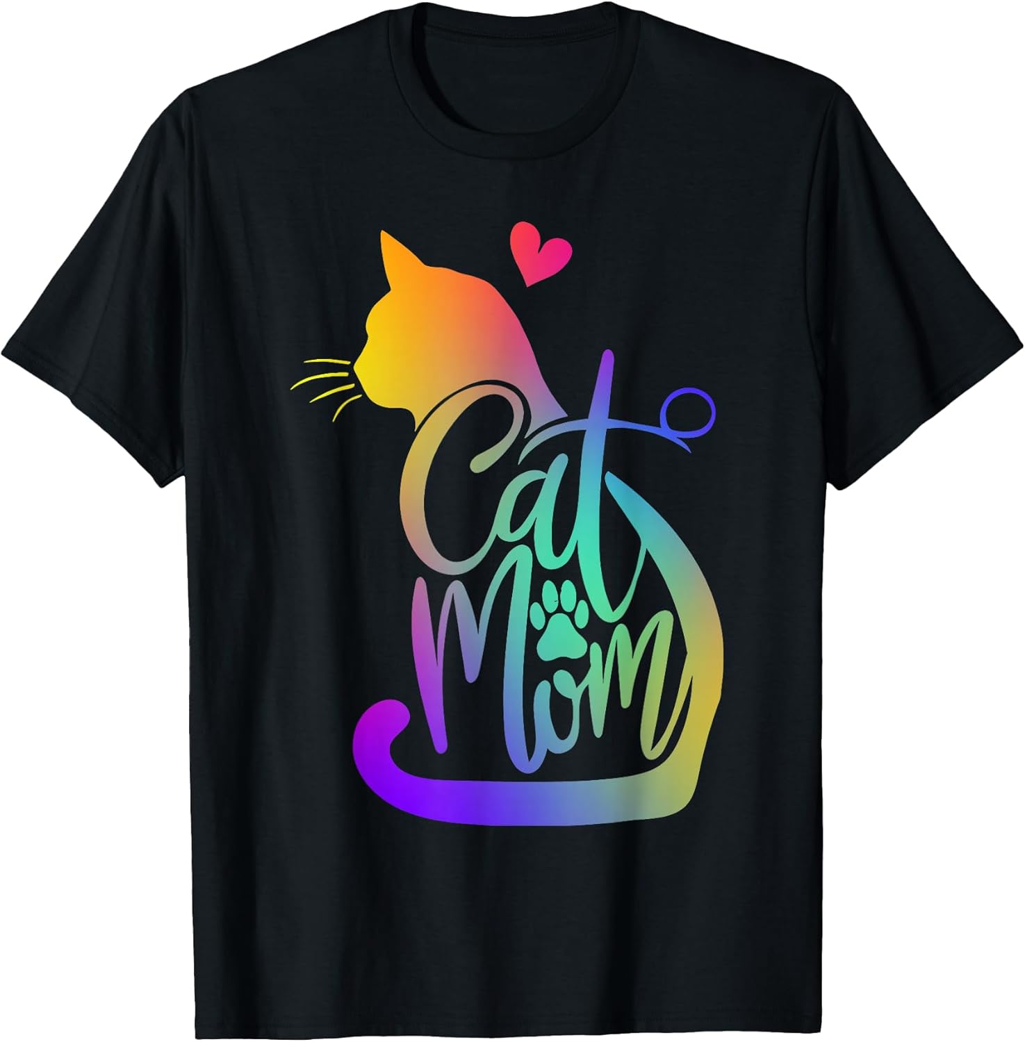 Best Cat Mom Ever Retro Mommy Women - Adult & Kids T-Shirts, Sweatshirts & Hoodies apparel design preview 1