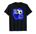Soccer Love Teen Shades Blue T-Shirt - Trendy Graphic Men Women - T-Shirt, Sweatshirt, Hoodie