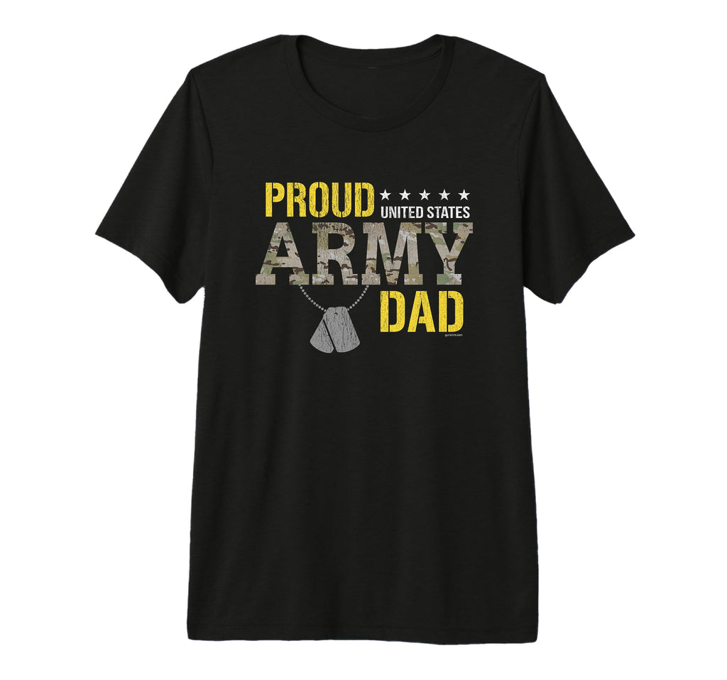 Mens Proud Army Dad Show Your T-Shirt - Casual Everyday Wear for Adults - T-Shirt, Sweatshirt, Hoodie