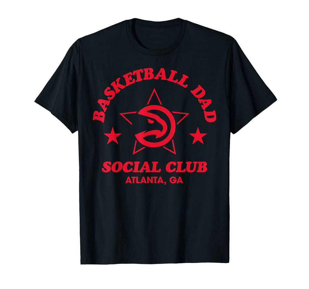 Nba Atlanta Hawks Basketball Dad Social T-Shirt - Aesthetic Graphic Unisex - T-Shirt, Sweatshirt, Hoodie
