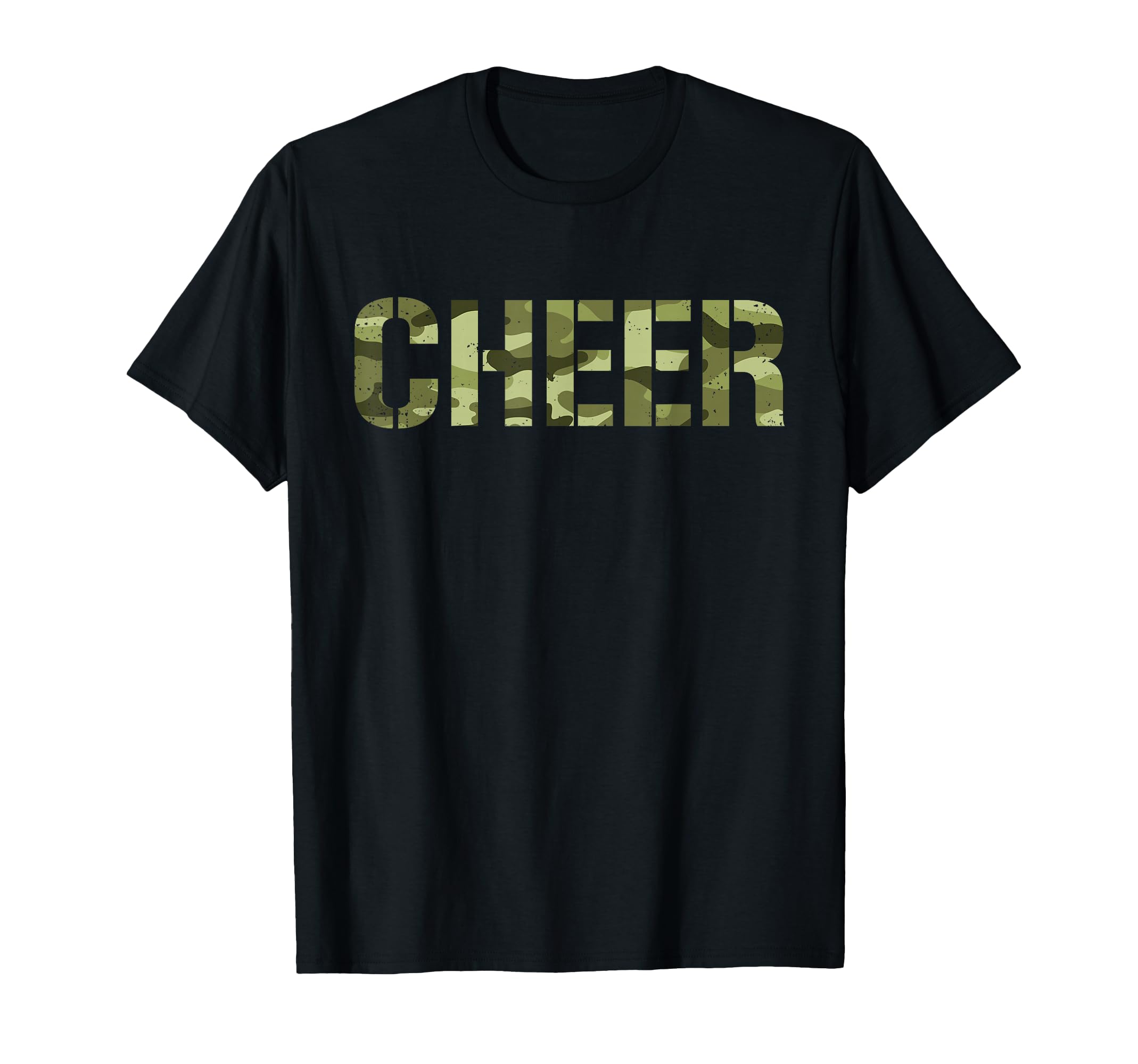 Camo Cheer Dad Sport Camouflage T-Shirt - Graphic Print for Adults - T-Shirt, Sweatshirt, Hoodie