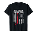 Best Puckin Dad Ever Best Hockey Dad T-Shirt - Fun Novelty Design Men Women - T-Shirt, Sweatshirt, Hoodie